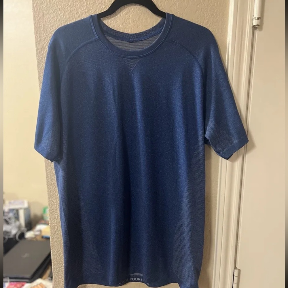 LULULEMON Mens Athletic Short Sleeve Gym Workout Top Size: L